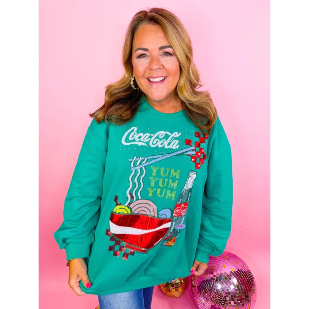 Queen of Sparkles | Ramen Coca Cola Sweatshirt.